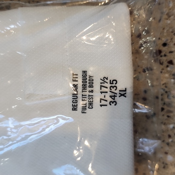 Van Heusen Button Up White Dress Shirt - Picture 6 of 8